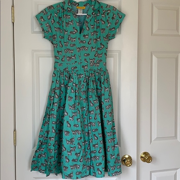 Bernie Dexter Dresses & Skirts - Bernie Dexter cat print Kelly dress size SM BNWOT